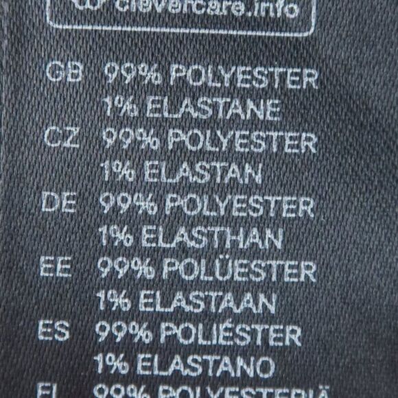 H&M BLACK & IVORY ABSTRACT PRINT STRAPLESS FIT & FLARE MINI DRESS SIZE 4 - Picture 3 of 6